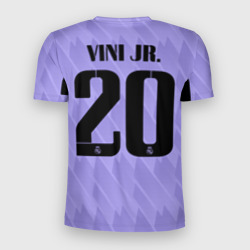 Мужская футболка 3D Slim Винисиус Жуниор Реал Мадрид форма 22-23 гостевая