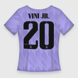 Женская футболка 3D Slim Винисиус Жуниор Реал Мадрид форма 22-23 гостевая