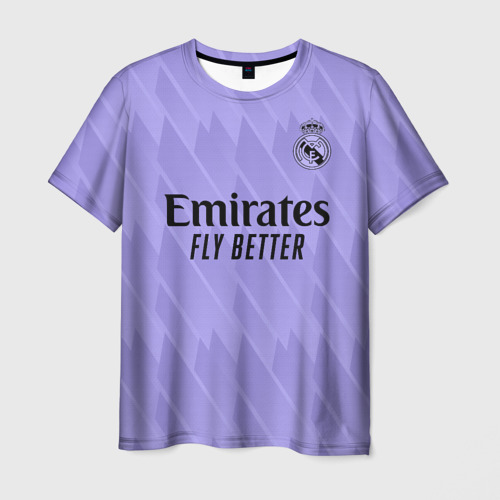 Мужская футболка 3D Лука Модрич Реал Мадрид форма 22-23 гостевая, цвет 3D печать