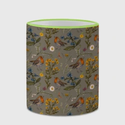 Кружка с полной запечаткой Малиновки и зверобой - фото 2