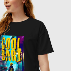 Женская футболка хлопок Oversize Cool Bart - urban fantasy - фото 2