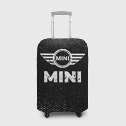 Чехол для чемодана 3D Mini с потертостями на темном фоне