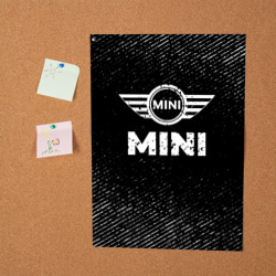 Постер Mini с потертостями на темном фоне - фото 2