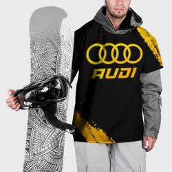 Накидка на куртку 3D Audi - gold gradient