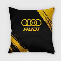 Подушка 3D Audi - gold gradient