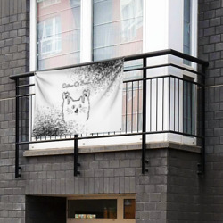 Флаг-баннер Children of Bodom рок кот на светлом фоне - фото 2