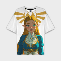 The legend of Zelda - ahegao – Футболка оверсайз с принтом купить со скидкой в -50%