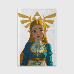 Обложка для паспорта матовая кожа The legend of Zelda - ahegao