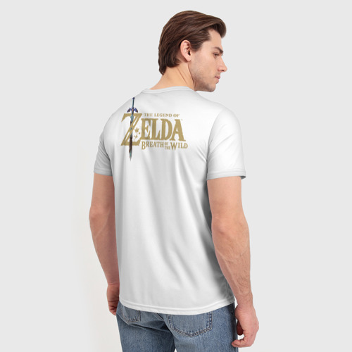 Мужская футболка 3D The legend of Zelda - ahegao, цвет 3D печать - фото 4