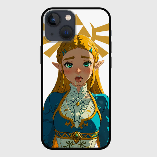 Чехол для iPhone 13 mini The legend of Zelda - ahegao