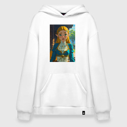 Худи SuperOversize хлопок The legend of Zelda - ahegao art