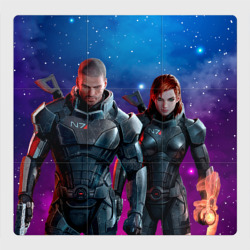 Магнитный плакат 3Х3 Mass Effect N7 space