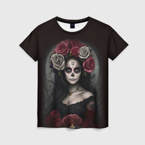 Женская футболка 3D Хэллоуин в Мексике, цвет 3D печать