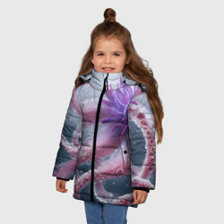 Зимняя куртка для девочек 3D Морской житель - фото 2