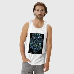 Мужская майка хлопок Призрак в доспехах - проект 2501 - фото 2