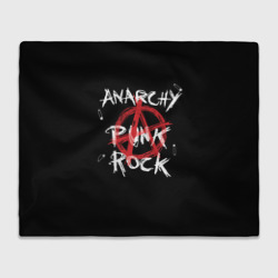Плед 3D Анархия - панк рок
