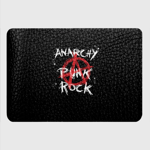 Картхолдер с принтом Анархия - панк рок, цвет черный - фото 4