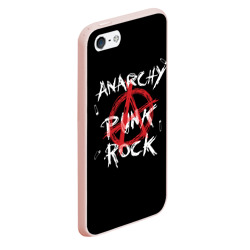 Чехол для iPhone 5/5S матовый Анархия - панк рок - фото 2