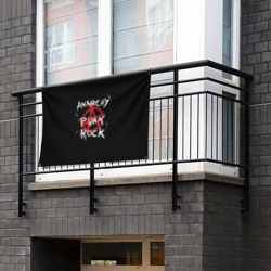 Флаг-баннер Анархия - панк рок - фото 2