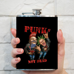 Фляга Punk's Not Dead - панки хой - фото 2