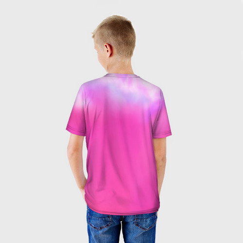 Детская футболка 3D Ai love, цвет 3D печать - фото 4