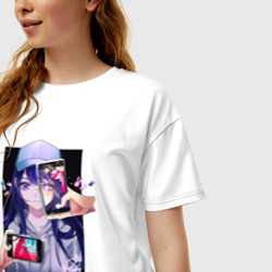 Женская футболка хлопок Oversize Idol Ai - фото 2