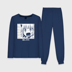 Женская пижама с лонгсливом хлопок Mo san