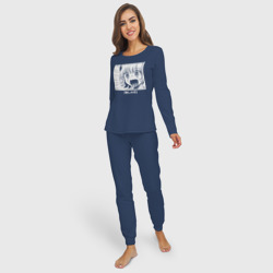 Женская пижама с лонгсливом хлопок Mo san - фото 2