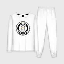 Женская пижама с лонгсливом хлопок Juventus club