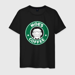 Кофе у Мо – Мужская футболка хлопок с принтом купить со скидкой в -20%