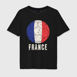 Мужская футболка хлопок Oversize Футбол Франции