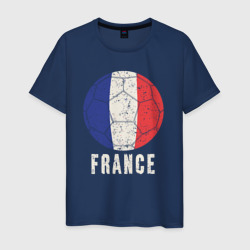Футбол Франции – Мужская футболка хлопок с принтом купить со скидкой в -20%