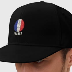 Кепка снепбек с прямым козырьком Футбол Франции