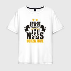 Мужская футболка хлопок Oversize Juventus Forza