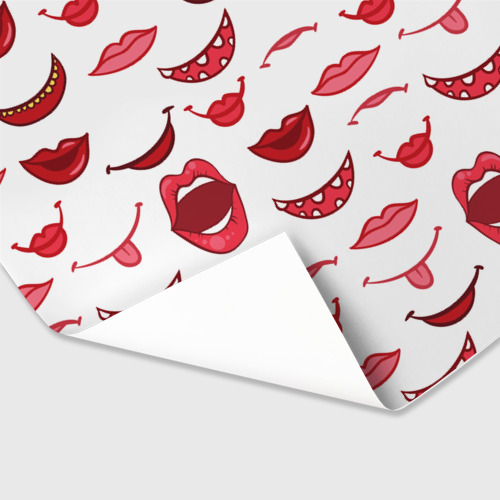 Бумага для упаковки 3D Сладкие губы - фото 3