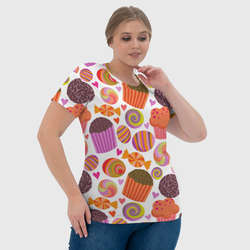 Женская футболка 3D Пасха, цвет 3D печать - фото 6