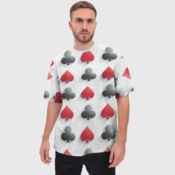 Мужская футболка oversize 3D Poker style - фото 2