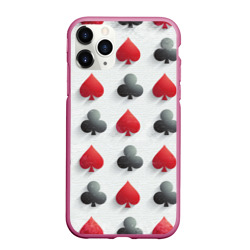 Чехол для iPhone 11 Pro Max матовый Poker style