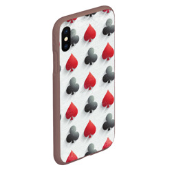 Чехол для iPhone XS Max матовый Poker style - фото 2