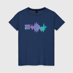 Светящаяся футболка Эквалайзер: биение сердца (Женская)