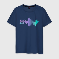Светящаяся футболка Эквалайзер: биение сердца (Мужская)
