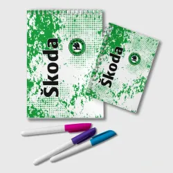 Блокнот Skoda Auto logo