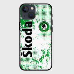 Чехол для iPhone 13 mini Skoda Auto logo