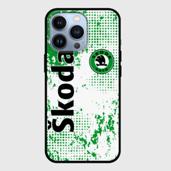Чехол для iPhone 13 Pro Skoda Auto logo