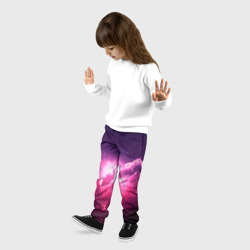 Детские брюки 3D Розовое сияние в космосе - фото 2