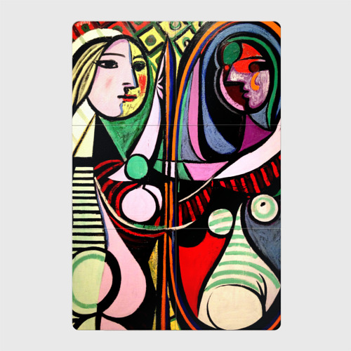 Магнитный плакат 2Х3 Пабло Пикассо - Девушка перед зеркалом