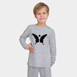 Детская пижама с лонгсливом хлопок Бабочка обман зрения - фото 2