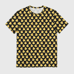 Мужская футболка 3D Уточки паттерн