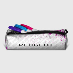 Пенал школьный 3D Peugeot pro racing: надпись и символ - фото 2
