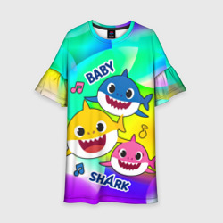 Детское платье 3D Baby Shark Brooklyn and friends